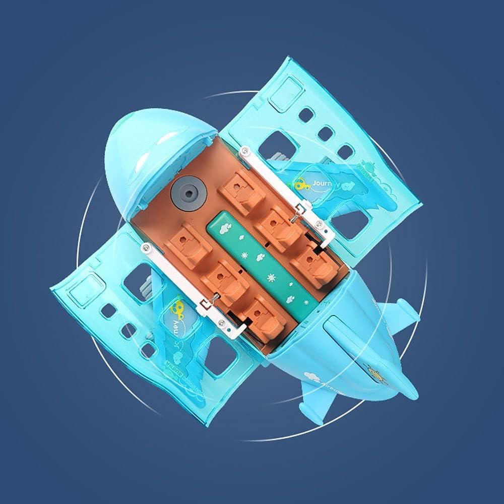 360° Musical Rotating Airplane Toy with Lights for Kids