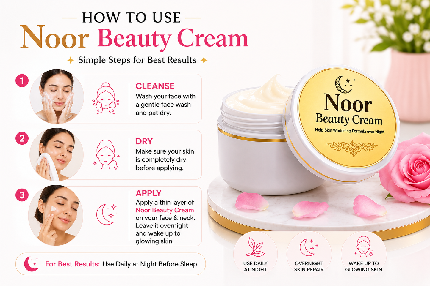 Noor Beauty Cream | Acne Marks & Dark Spots Care