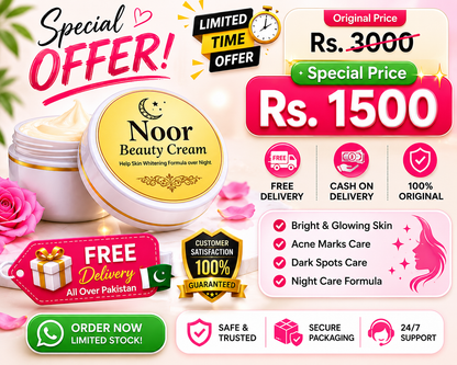 Noor Beauty Cream | Acne Marks & Dark Spots Care